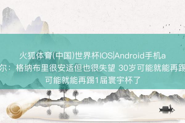 火狐体育(中国)世界杯IOS|Android手机app下载 埃贝尔：格纳布里很安适但也很失望 30岁可能就能再踢1届寰宇杯了